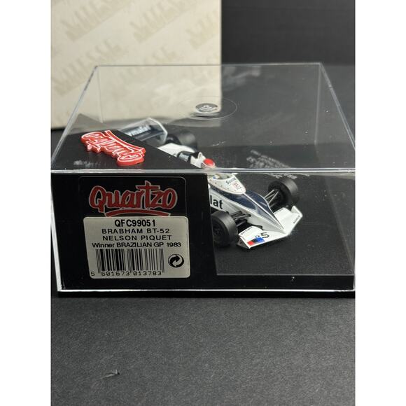Quartzo 1/43 Scale QFC99051- F1 Brabham BT-52 #5 Nelson Piquet Brazilian GP 1983 - Picture 5 of 6